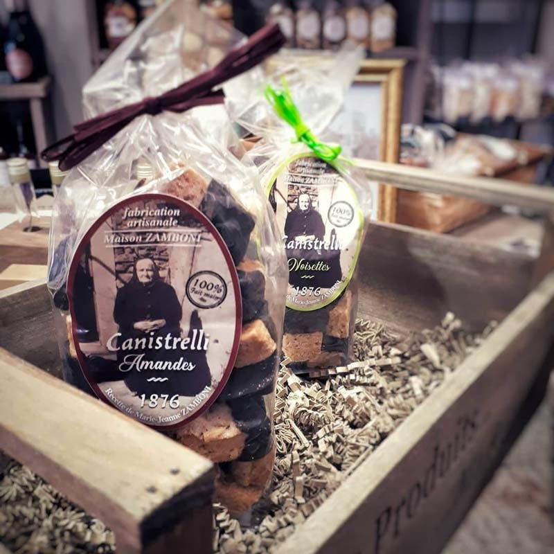 MAISON ZAMBONI - Canistrelli Amandes nappés Chocolat | A Fiera