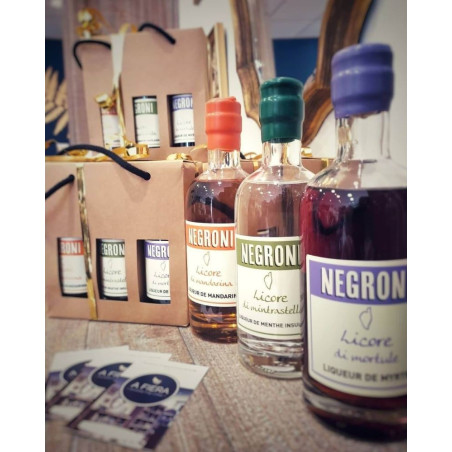 NEGRONI - Coffret 3x10 cl Liqueurs de Corse | A Fiera
