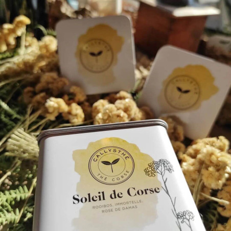 CALLYSTHÉ - Infusion Soleil de Corse Boite métal | A Fiera