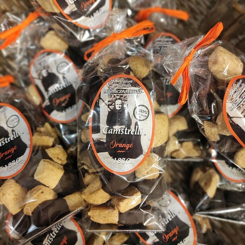 MAISON ZAMBONI - Canistrelli Orange nappés Chocolat | A Fiera