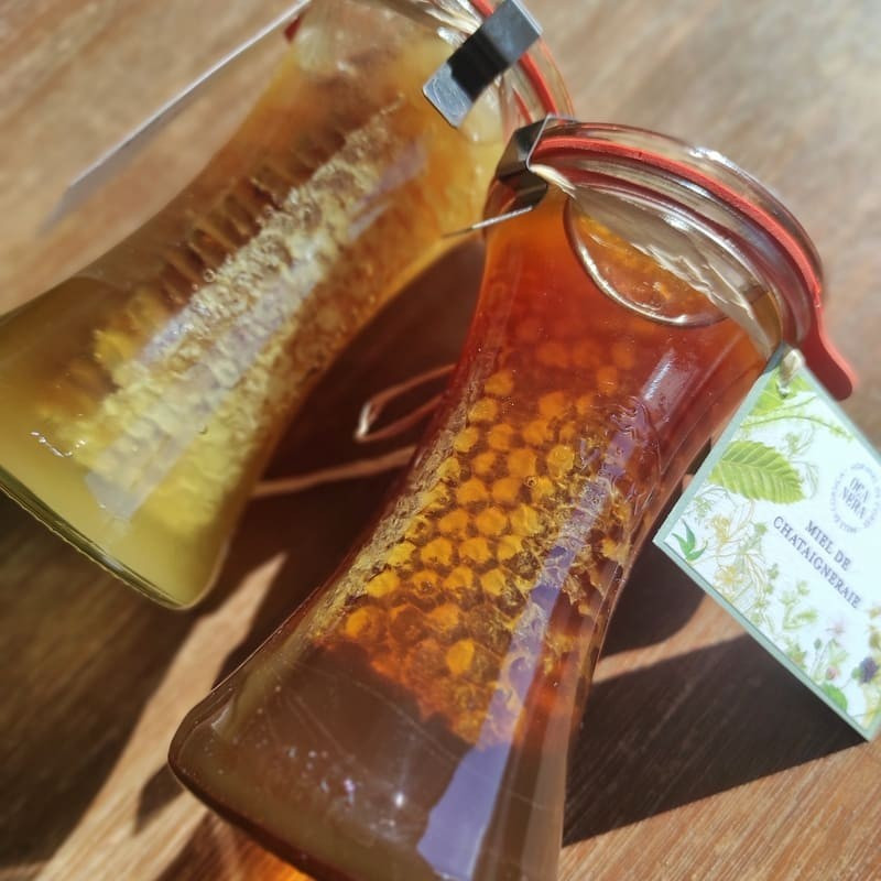 OCA NERA - Pot de Miel en rayon dans son nectar Châtaigneraie | A Fiera