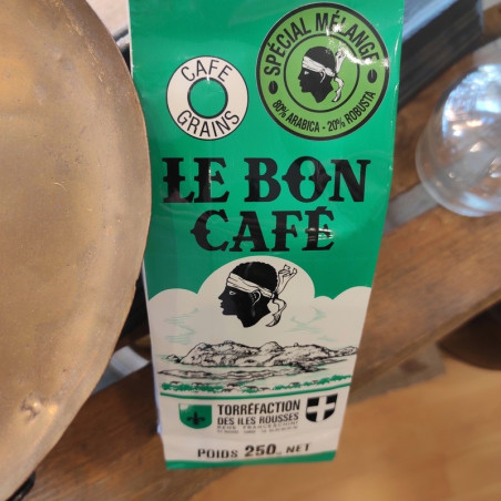 LE BON CAFÉ - Café en grains torréfié Arabica Robusta | A Fiera