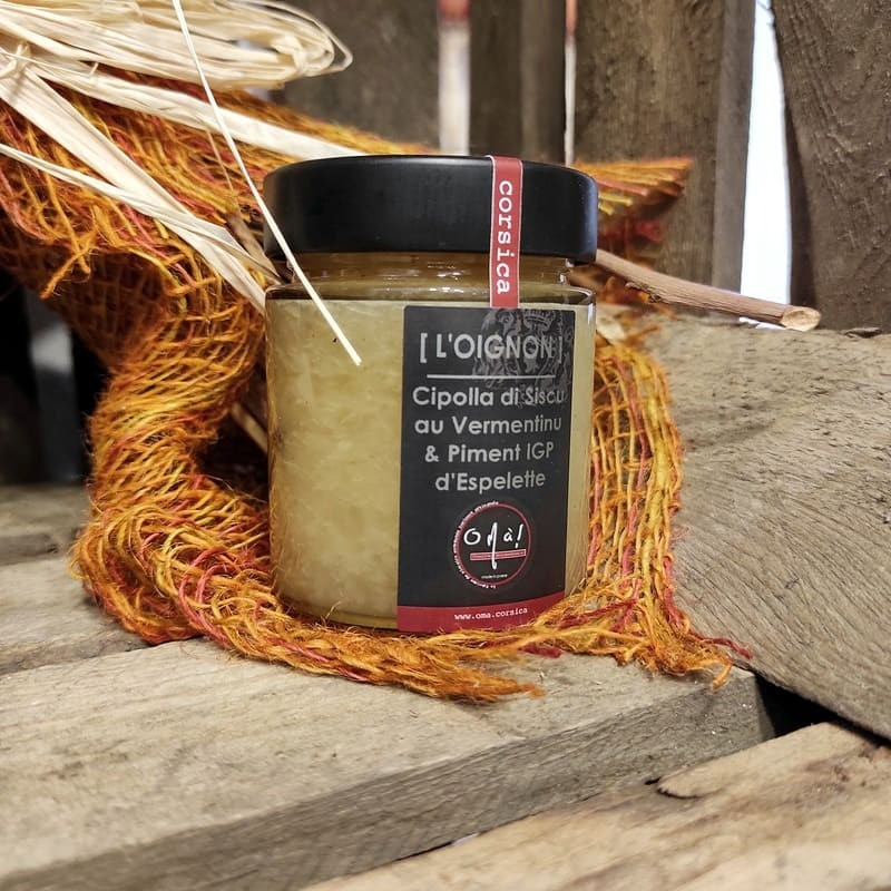 O MÀ GOURMANDISES - Oignons Vermentinu Piment d'Espelette | A Fiera