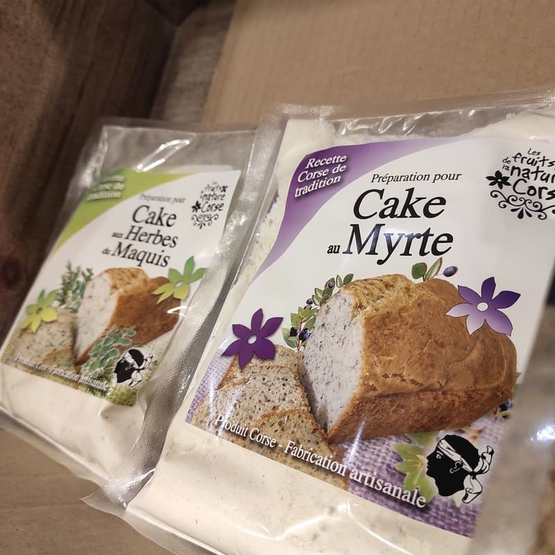 LF NATURE CORSE - Préparation Cake au myrte | A Fiera