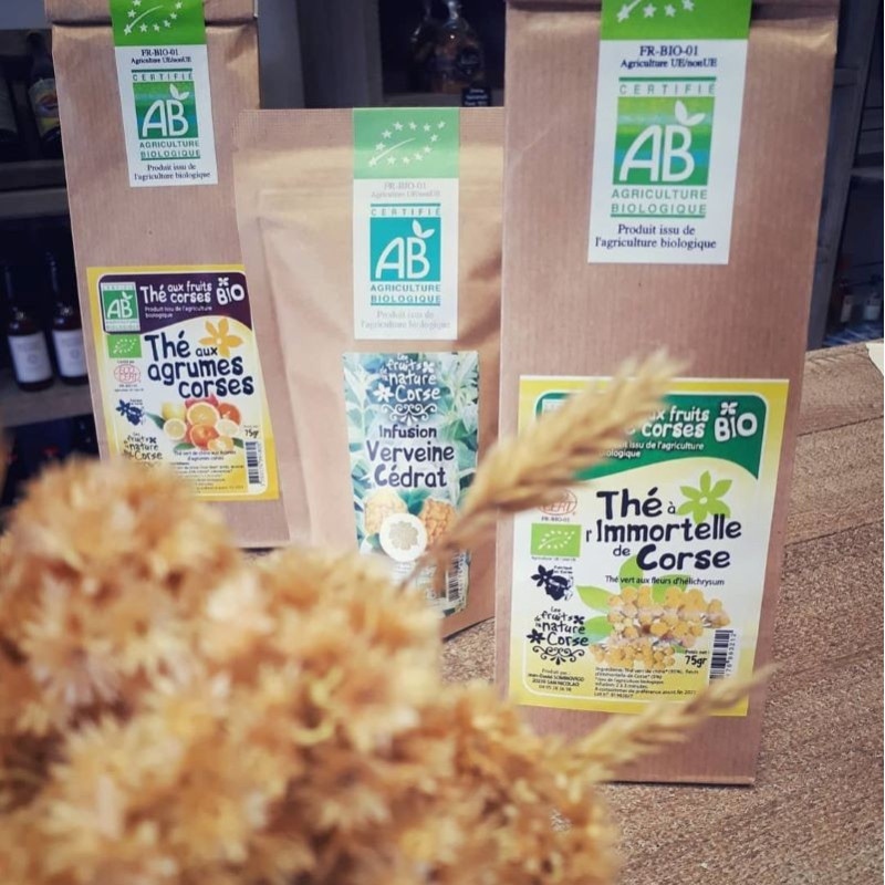 LF NATURE CORSE - Thé vrac à l'Immortelle de corse BIO | A Fiera