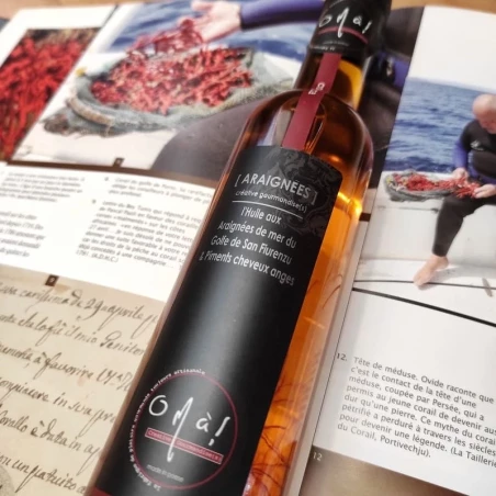 O MÀ GOURMANDISES - Huile aux Araignées de mer Safran corse | A Fiera