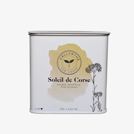 CALLYSTHÉ - Infusion Soleil de Corse Boite métal | A Fiera