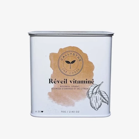 CALLYSTHÉ - Infusion Réveil vitaminé Boite métal | A Fiera