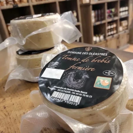 DOMAINE DES OLÉASTRES - Tomme fermière affinée au lait cru de Brebis | A Fiera