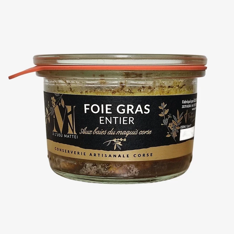 À L'USU MATTEI - Foie gras entier aux Baies du maquis corse | A Fiera