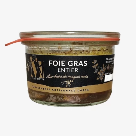 À L'USU MATTEI - Foie gras entier aux Baies du maquis corse | A Fiera