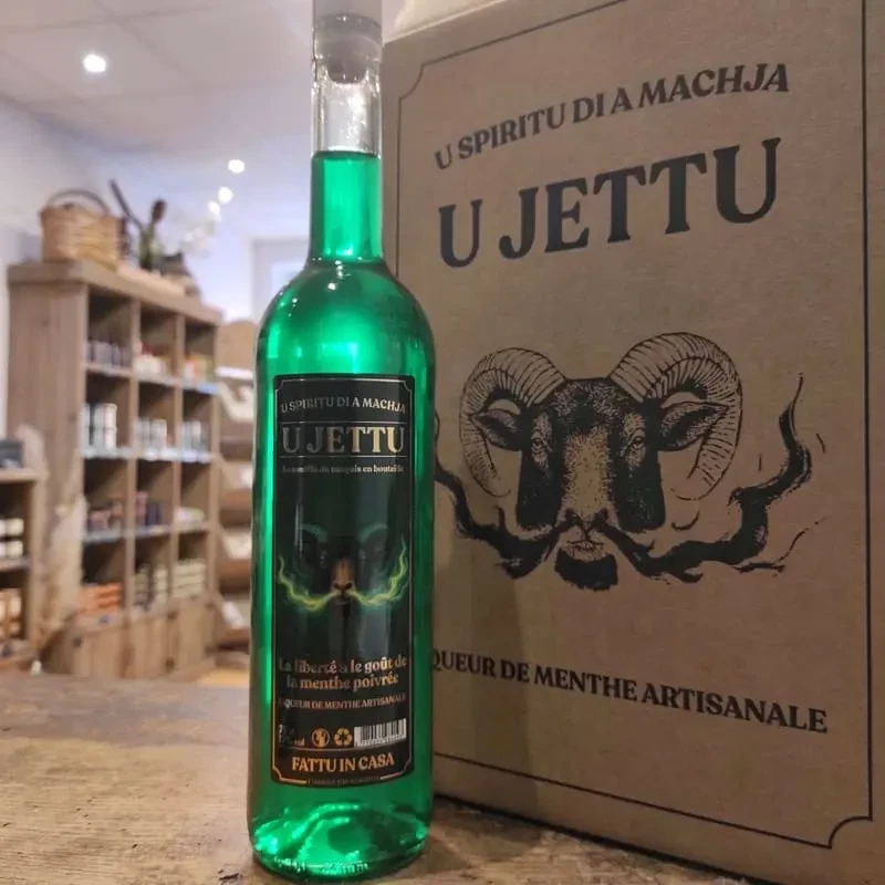 LES LIQUEURS DE CASINCA - Liqueur de Menthe U Jettu 75 cl | A Fiera