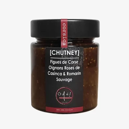 O MÀ GOURMANDISES - Chutney Figue noire Oignons roses & Romarin | A Fiera