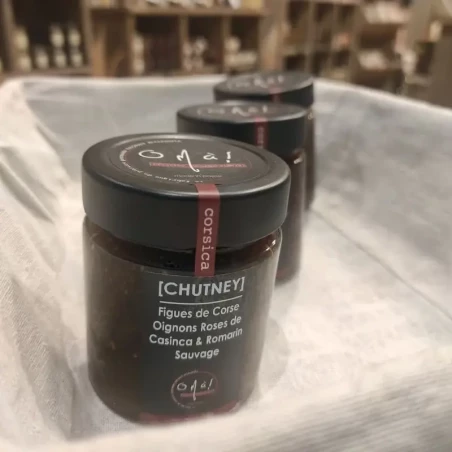 O MÀ GOURMANDISES - Chutney Figue noire Oignons roses & Romarin | A Fiera