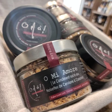 O MÀ GOURMANDISES - O mi amore Condiment sucré Noisettes Canistrelli | A Fiera