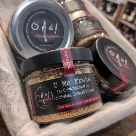 O MÀ GOURMANDISES - U mo frate Condiment sucré Cacahuètes Canistrelli Cacao | A Fiera