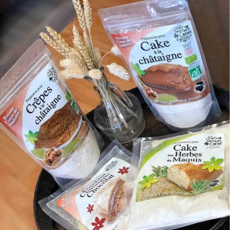 LF NATURE CORSE - Préparation Cake à la châtaigne | A Fiera