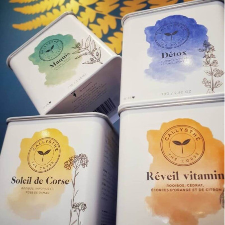 CALLYSTHÉ - Infusion Réveil vitaminé Boite métal | A Fiera