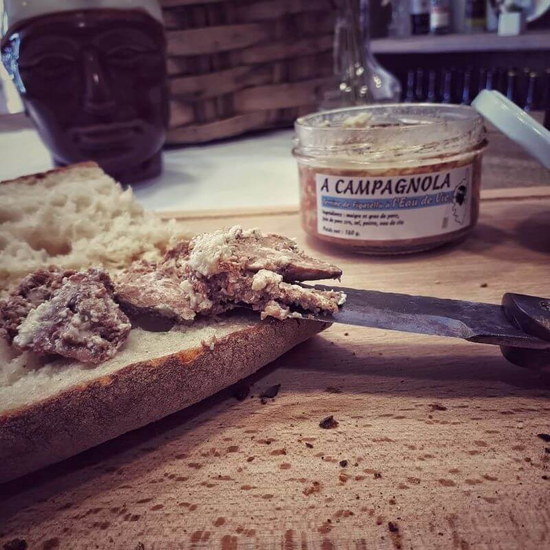 A CAMPAGNOLA - Terrine de Figatellu à l'eau de vie | A Fiera