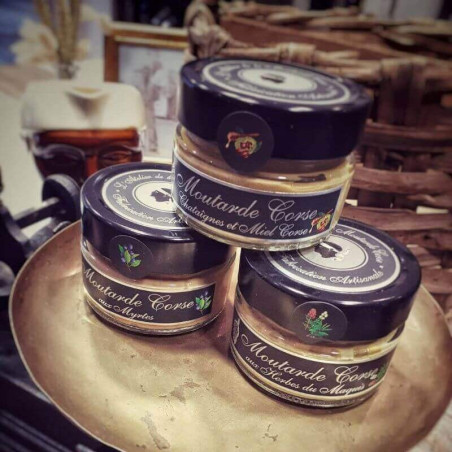 L'ATELIER DE LA MOUTARDE CORSE- Moutarde Châtaignes Miel Corse|A Fiera
