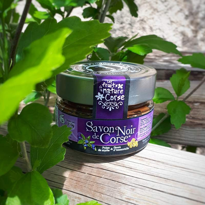 LF NATURE CORSE - Savon noir de Corse Myrte Fleur d'immortelle|A Fiera