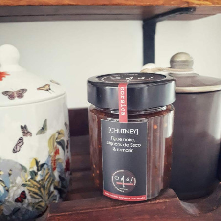 O MÀ GOURMANDISES - Chutney Figue Oignons de Sisco & Romarin | A Fiera