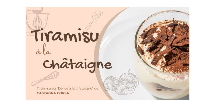 Cucina Corsa... Tiramisu au délice à la châtaigne